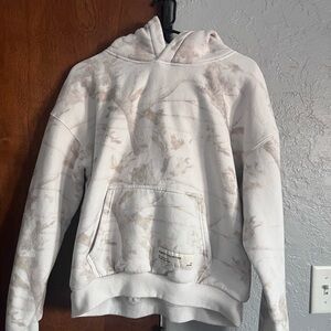 Comfrt youth xl White and Gray camo Hoodie or women’s XS